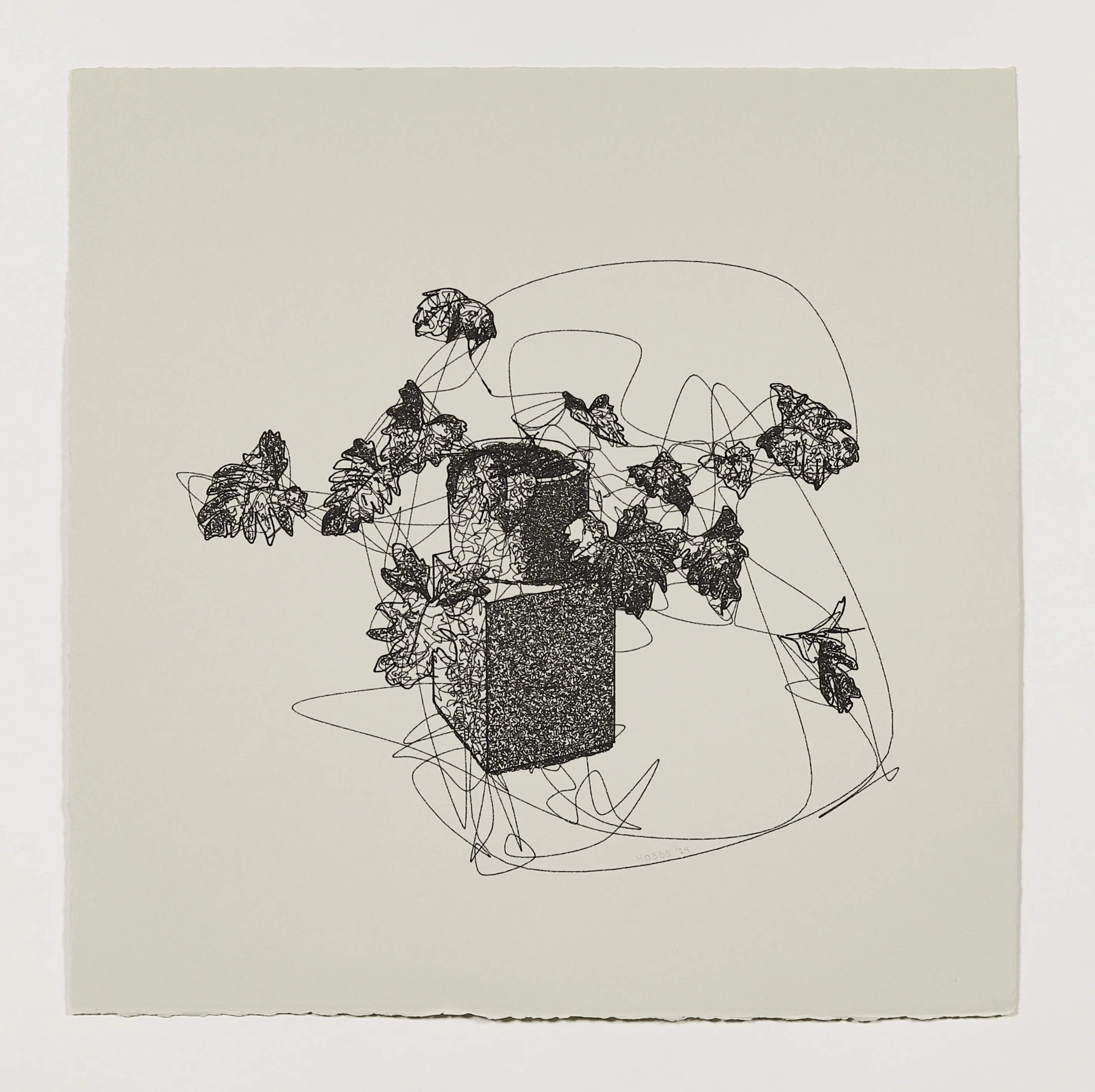 New Space #4 (Philodendron) by Tyler Hobbs
